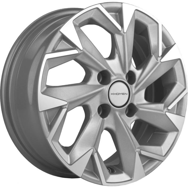 Диски Khomen Wheels KHW1402 (Toyota Corolla) F-Silver-FP