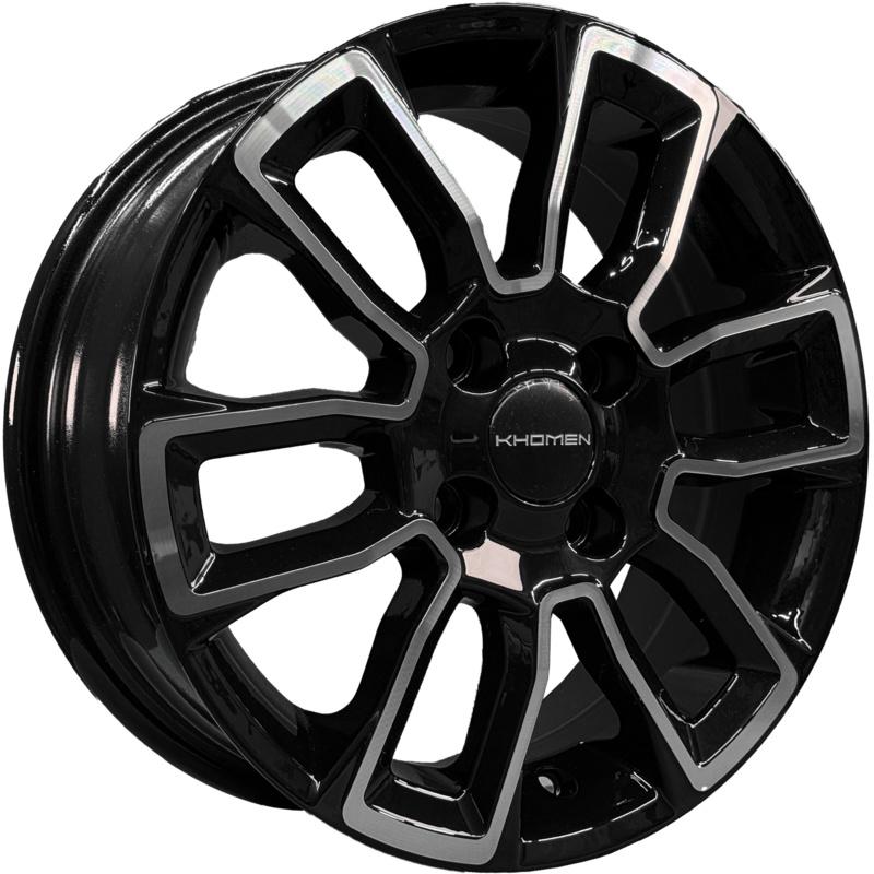 Диски Khomen Wheels KHW1406 (Alsvin/Getz/i20) Black-FP