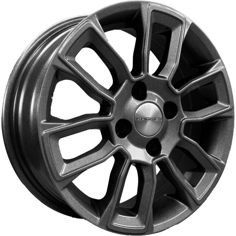 Диски Khomen Wheels KHW1406 (Lada Granta) Gray 5,5x14/4x98 ЕТ35 D58,5