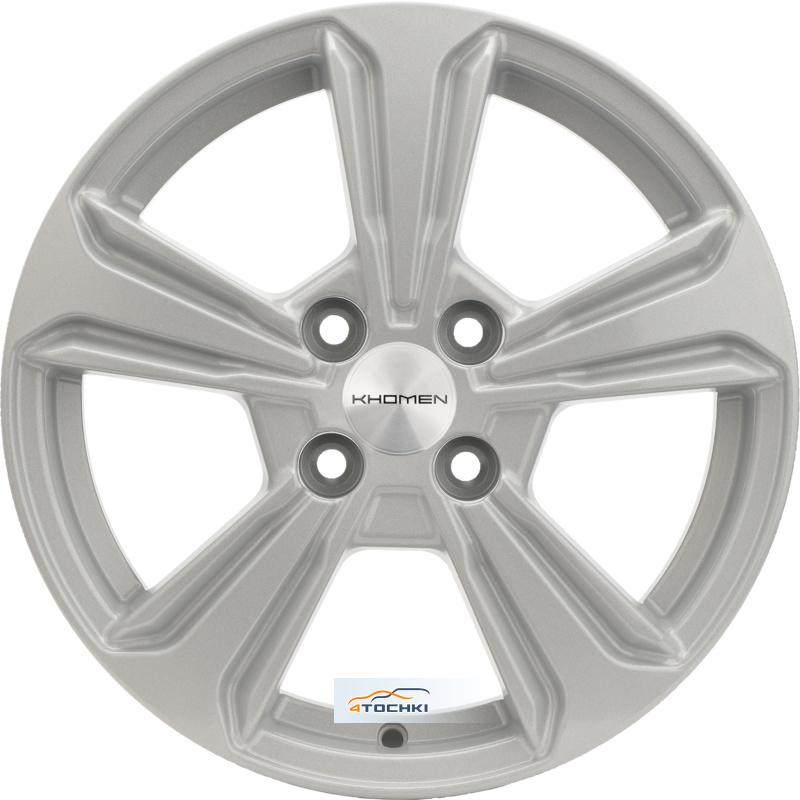 Диски Khomen Wheels KHW1502 (Nexia) F-Silver 6x15/4x100 ЕТ45 D56,6