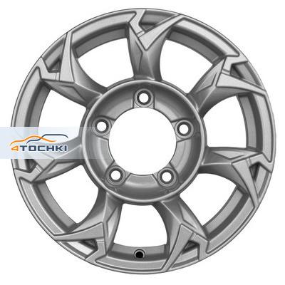 Литые диски Khomen Wheels KHW1505 (Jimny) F-Silver 5,5x15/5x139,7 ЕТ5 ...