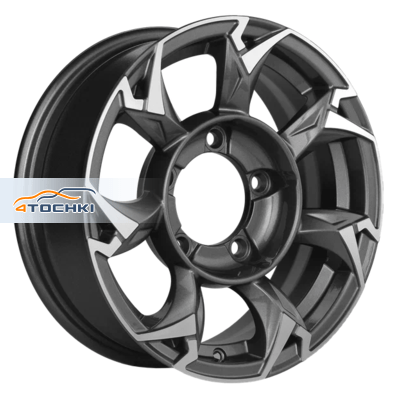 Диски Khomen Wheels KHW1505 (Lada NIVA 4x4) Gray-FP