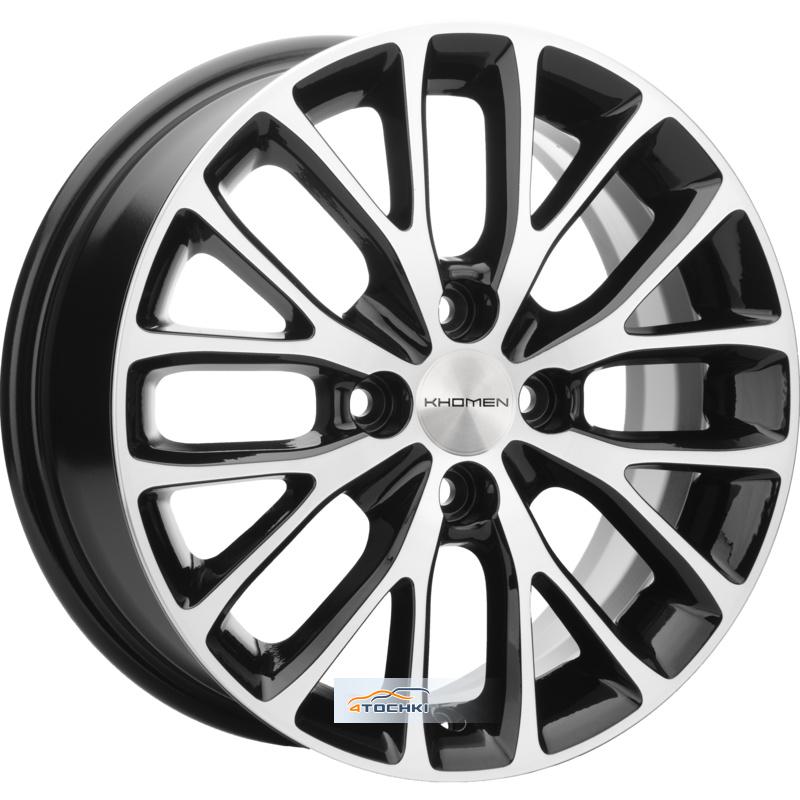 Диски Khomen Wheels KHW1506 (Lada Granta) Black-FP