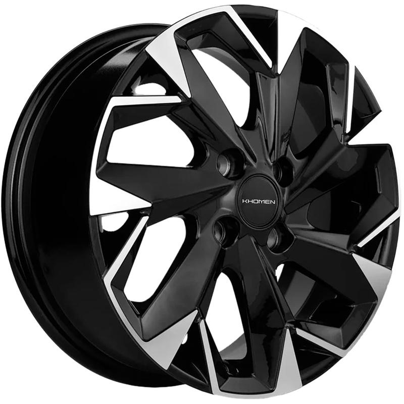 Диски Khomen Wheels KHW1508 (Logan/Sandero) Black-FP
