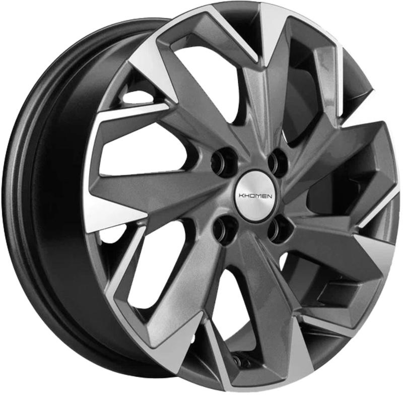 Диски Khomen Wheels KHW1508 (Rio/Solaris) Gray-FP