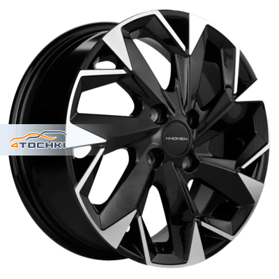 Диски Khomen Wheels KHW1508 (XRay) Black-FP 6x15/4x100 ЕТ40 D60,1