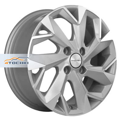 Диски Khomen Wheels KHW1508 (XRay) F-Silver-FP 6x15/4x100 ЕТ40 D60,1