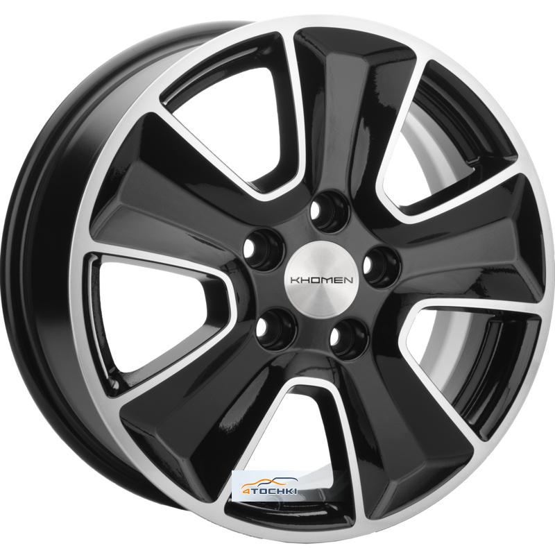 Диски Khomen Wheels KHW1601 (Huyndai/Kia) Black-FP
