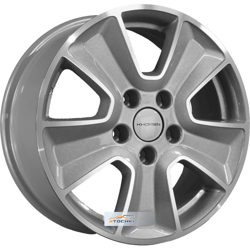 Диски Khomen Wheels KHW1601 (Huyndai/Kia) F-Silver-FP