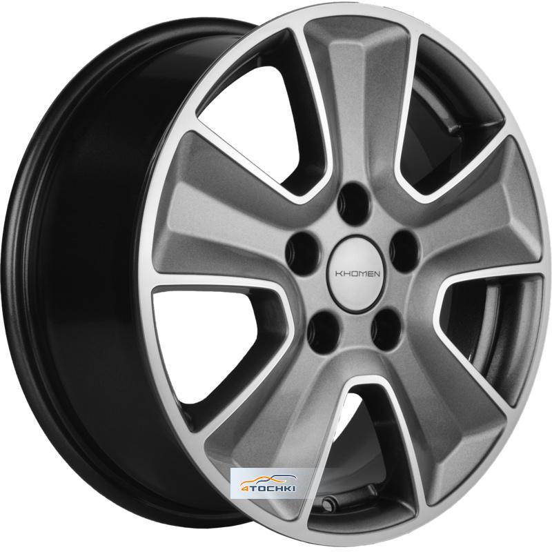 Диски Khomen Wheels KHW1601 (Huyndai/Kia) Gray-FP