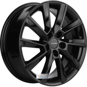 Диски Khomen Wheels KHW1604 (Aveo) Black 6x16/5x105 ЕТ39 D56,6