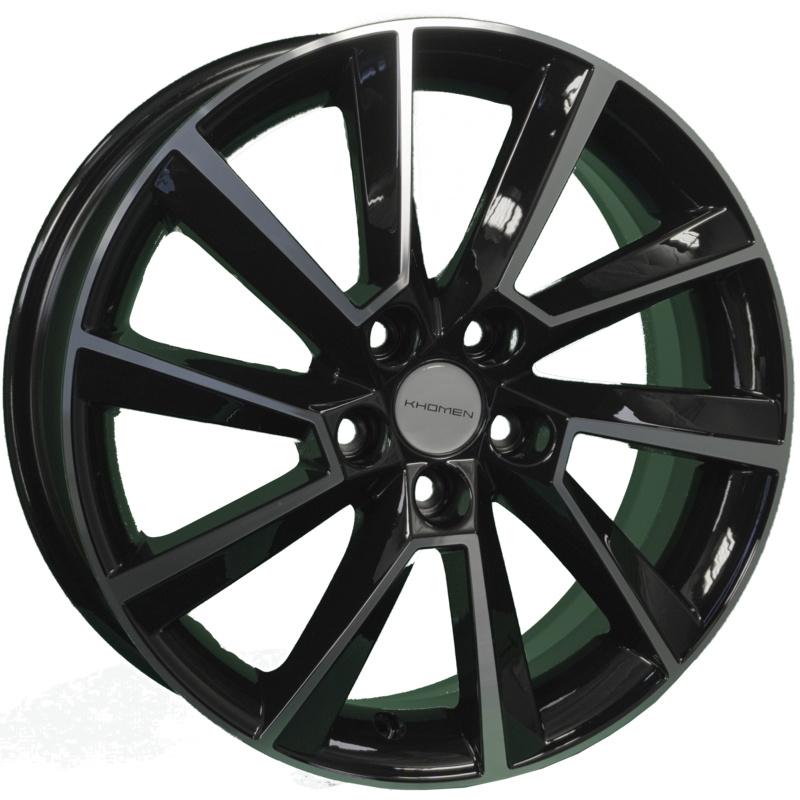 Диски Khomen Wheels KHW1604 (Kamiq/Rapid/Scala) Black-FP