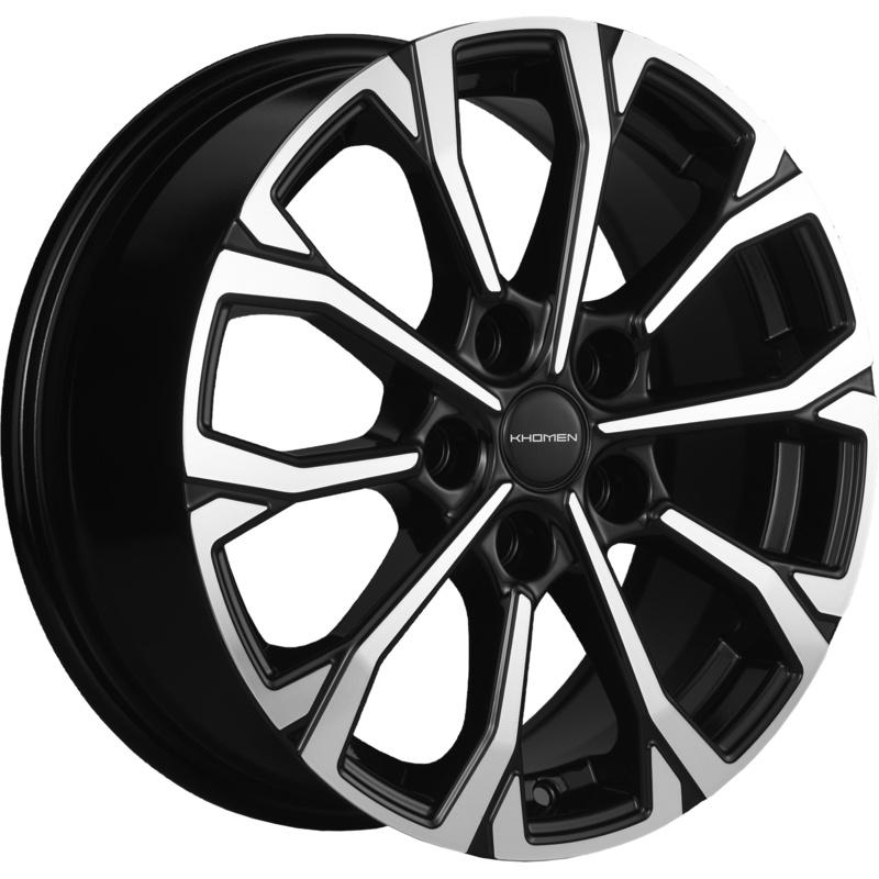 Диски Khomen Wheels KHW1605 (Octavia A5/Golf/Jetta) Black-FP