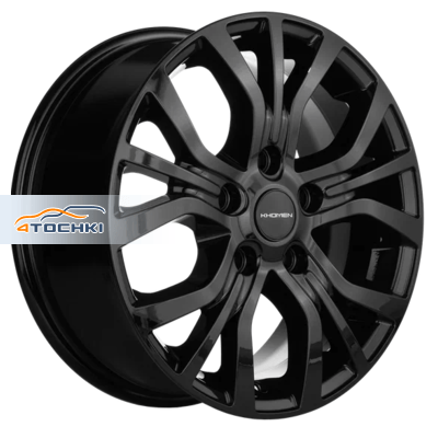 Диски Khomen Wheels KHW1608 (Alphard) Black 6,5x16/5x114,3 ЕТ38 D60,1