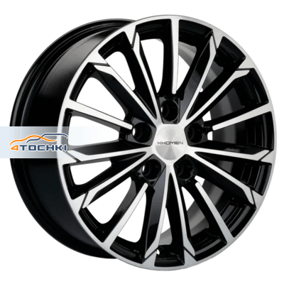 Диски Khomen Wheels KHW1611 (DFM 580) Black-FP