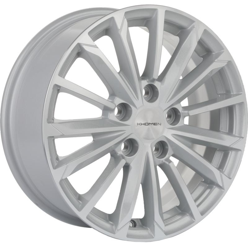 Диски Khomen Wheels KHW1611 (Octavia/Golf/Jetta) F-Silver 6,5x16/5x112 ЕТ50 D57,1
