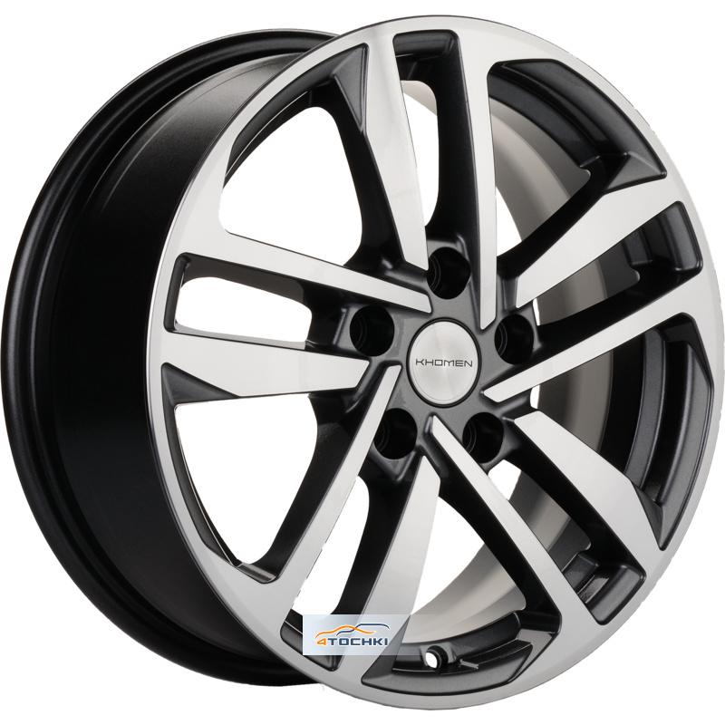 Диски Khomen Wheels KHW1612 (Huyndai/Kia) Gray-FP