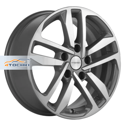 Диски Khomen Wheels KHW1612 (Fluence/Juke) F-Silver-FP