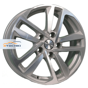 Диски Khomen Wheels KHW1612 (Huyndai/Mazda) F-Silver-FP 6,5x16/5x114,3 ЕТ45 D67,1