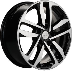 Диски Khomen Wheels KHW1612 (Octavia A5/Golf/Jetta) Black-FP