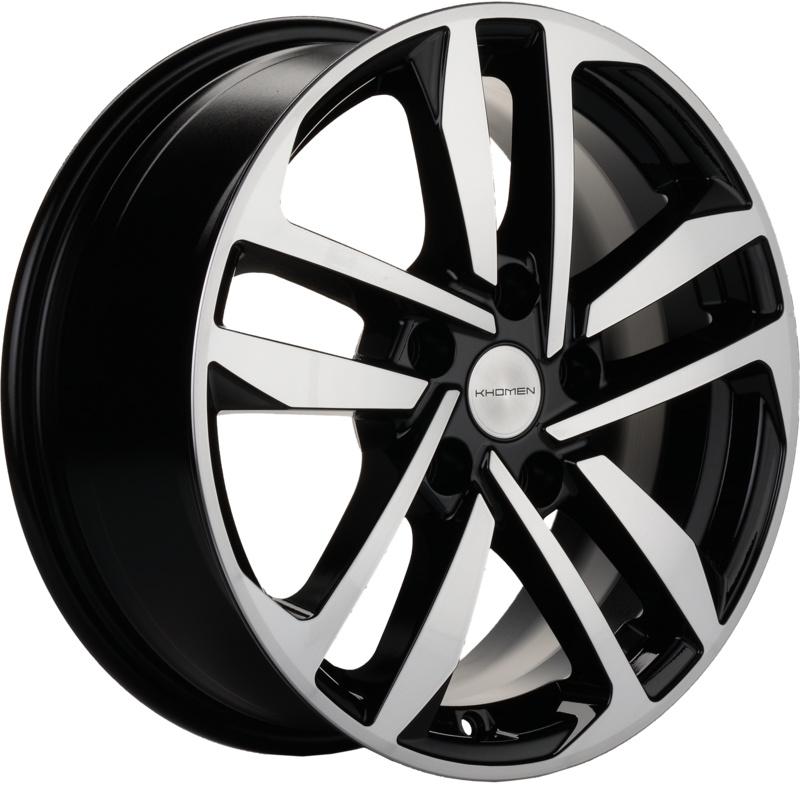 Диски Khomen Wheels KHW1612 (Octavia A7) Black-FP