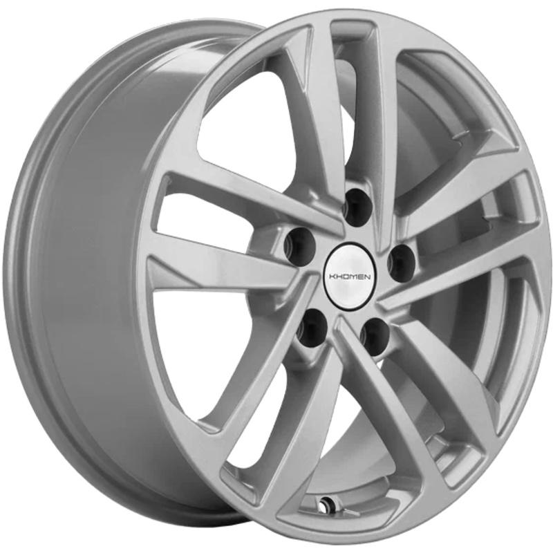 Диски Khomen Wheels KHW1612 (Polo) F-Silver 6,5x16/5x100 ЕТ39 D57,1