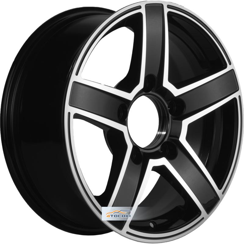 Диски Khomen Wheels KHW1614 (Niva 4x4) Black-FP