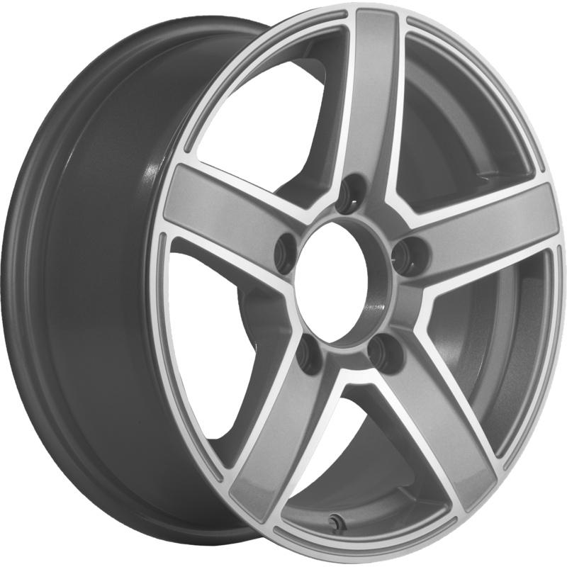 Диски Khomen Wheels KHW1614 (Niva 4x4) F-Silver-FP