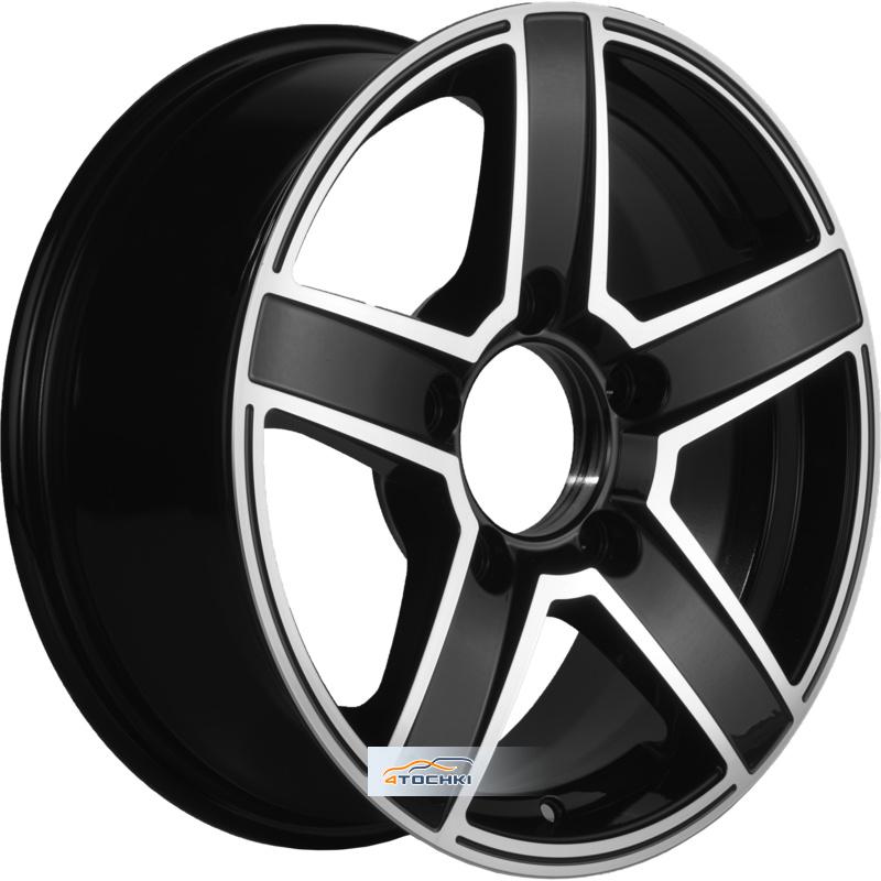 Диски Khomen Wheels KHW1614 (Niva 4x4 Bronto) Black-FP