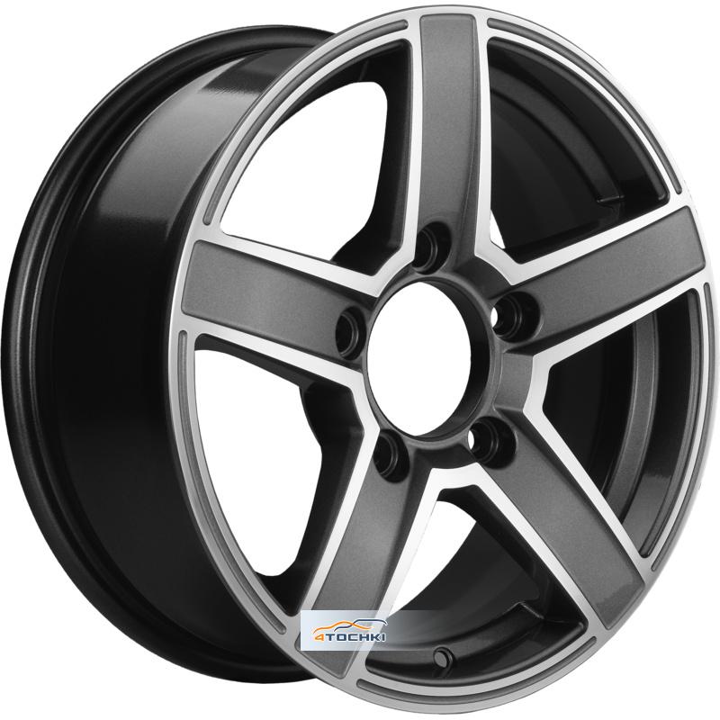 Диски Khomen Wheels KHW1614 (Niva 4x4 Bronto) Gray-FP