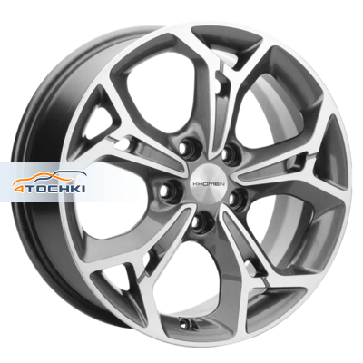 Диски Khomen Wheels KHW1702 (CX-5/Seltos/Optima) Gray-FP