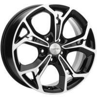 Khomen Wheels KHW1702 (DFM AX 7) Black-FP