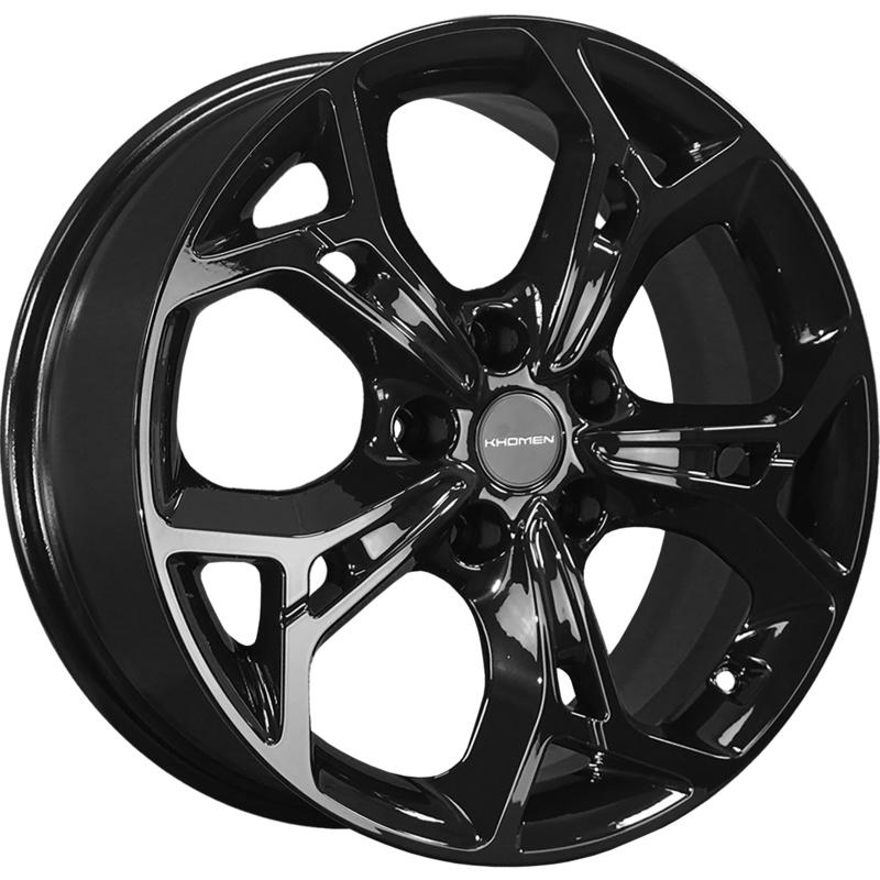 Диски Khomen Wheels KHW1702 (Evolute i-Joy) Black 7x17/5x110 ЕТ40 D67,1