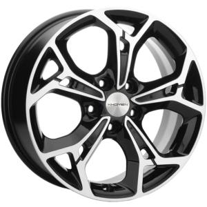 Диски Khomen Wheels KHW1702 (Jolion) Black-FP 7x17/5x114,3 ЕТ37 D66,5