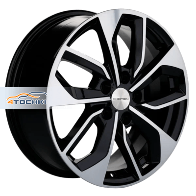 Диски Khomen Wheels KHW1703 (DFM AX 7) Black-FP