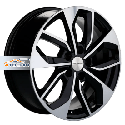 Диски Khomen Wheels KHW1703 (Jac/Москвич 3) Black-FP