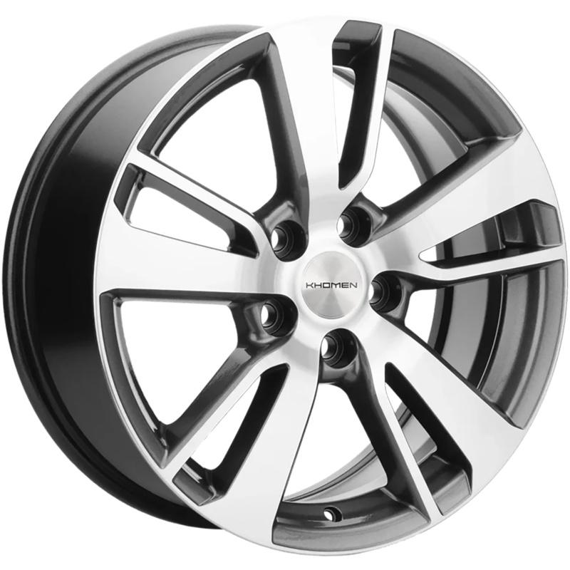 Диски Khomen Wheels KHW1704 (Hyundai Tucson IV/Kia Sportage V) Gray-FP