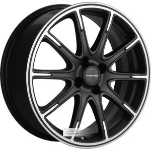 Диски Khomen Wheels KHW1707 (Lada Vesta) Black-FP matt