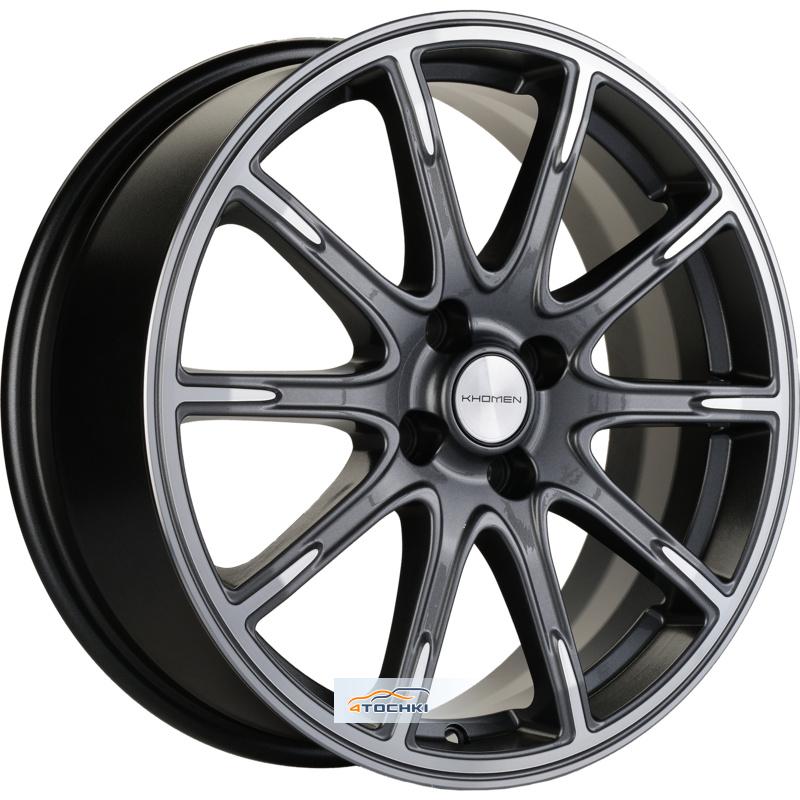 Диски Khomen Wheels KHW1707 (Lada Vesta) Gray-FP 6,5x17/4x100 ЕТ50 D60,1