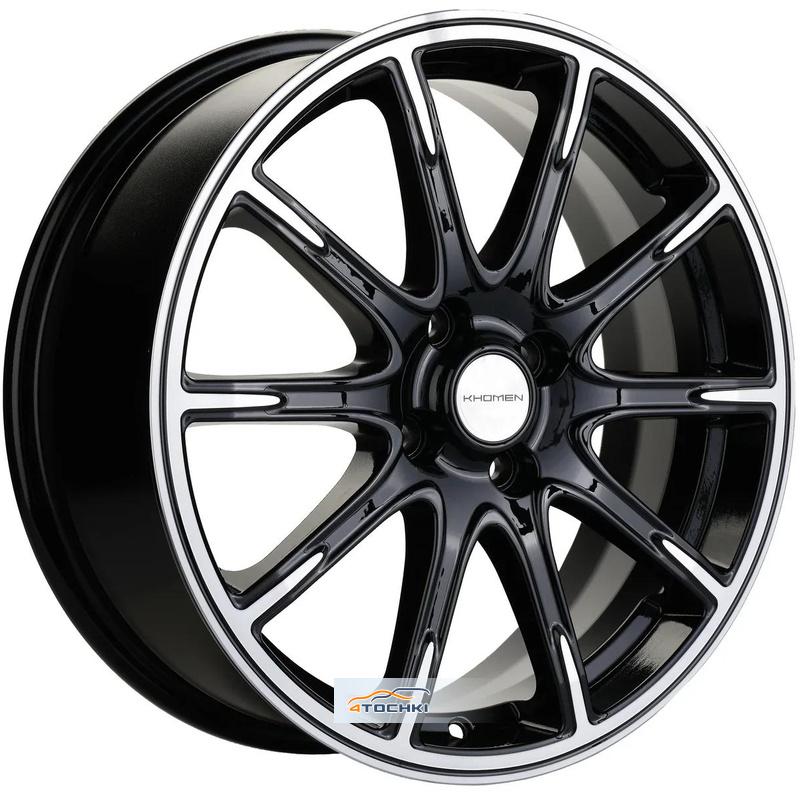 Диски Khomen Wheels KHW1707 (Lada Vesta Cross) Black-FP