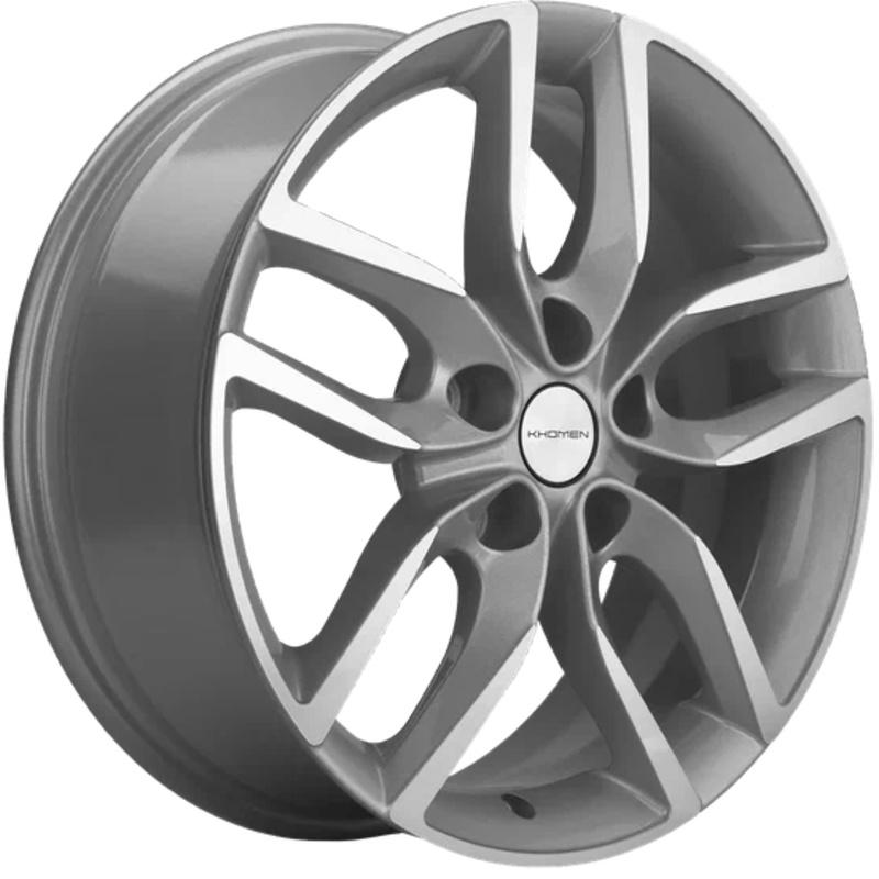 Диски Khomen Wheels KHW1708 (Chery Tiggo 7pro) F-Silver-FP