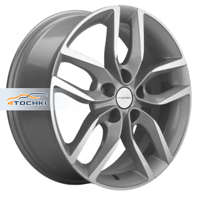 Диски Khomen Wheels KHW1708 (Chery Tiggo 7pro) F-Silver-FP