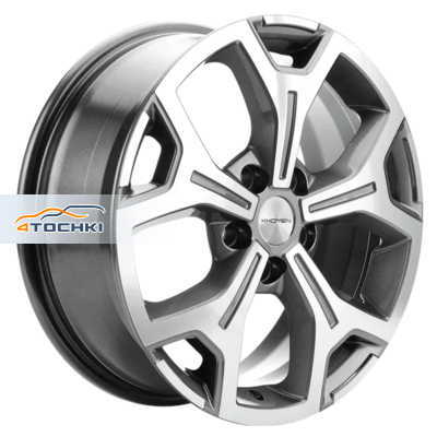 Диски Khomen Wheels KHW1710(2) (VW Transporter) Gray-FP