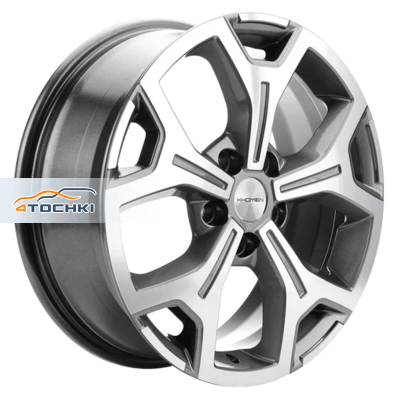 Диски Khomen Wheels KHW1710 (Chery Tiggo/Tiggo 7 Pro) Gray-FP