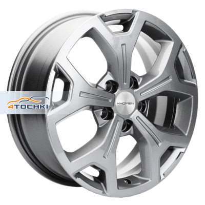 Диски Khomen Wheels KHW1710 (Chery Tiggo/Tiggo 7 Pro) Gray