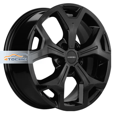 Диски Khomen Wheels KHW1710 (Coolray) Black 6,5x17/5x114,3 ЕТ45 D54,1