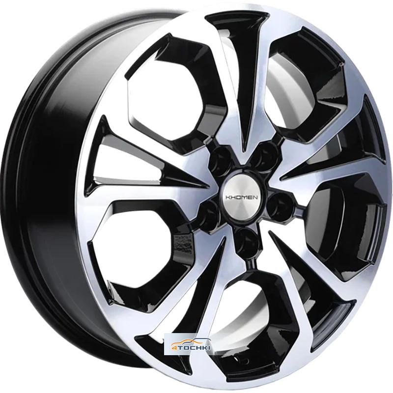 Диски Khomen Wheels KHW1711 (Coolray) Black-FP