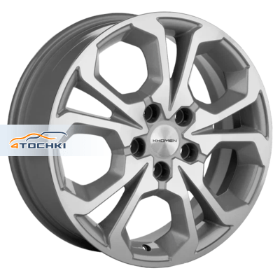 Диски Khomen Wheels KHW1711 (Coolray) F-Silver-FP