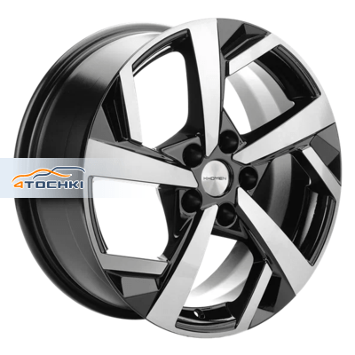 Диски Khomen Wheels KHW1712 (Jac/Москвич 3) Black-FP