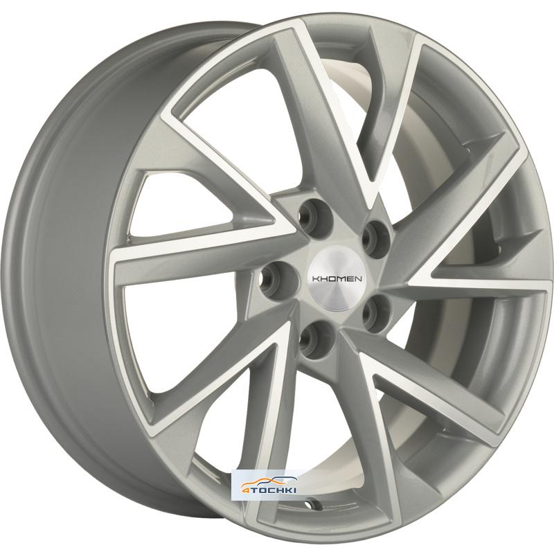 Диски Khomen Wheels KHW1714 (CX-5/Seltos/Optima) F-Silver-FP